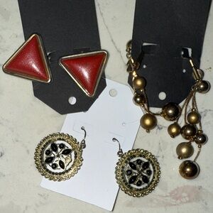 Set of 3 earrings